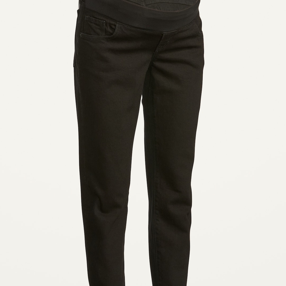 NWT Old Navy Maternity Front Low-Panel OG Straight Jeans, 2 Long